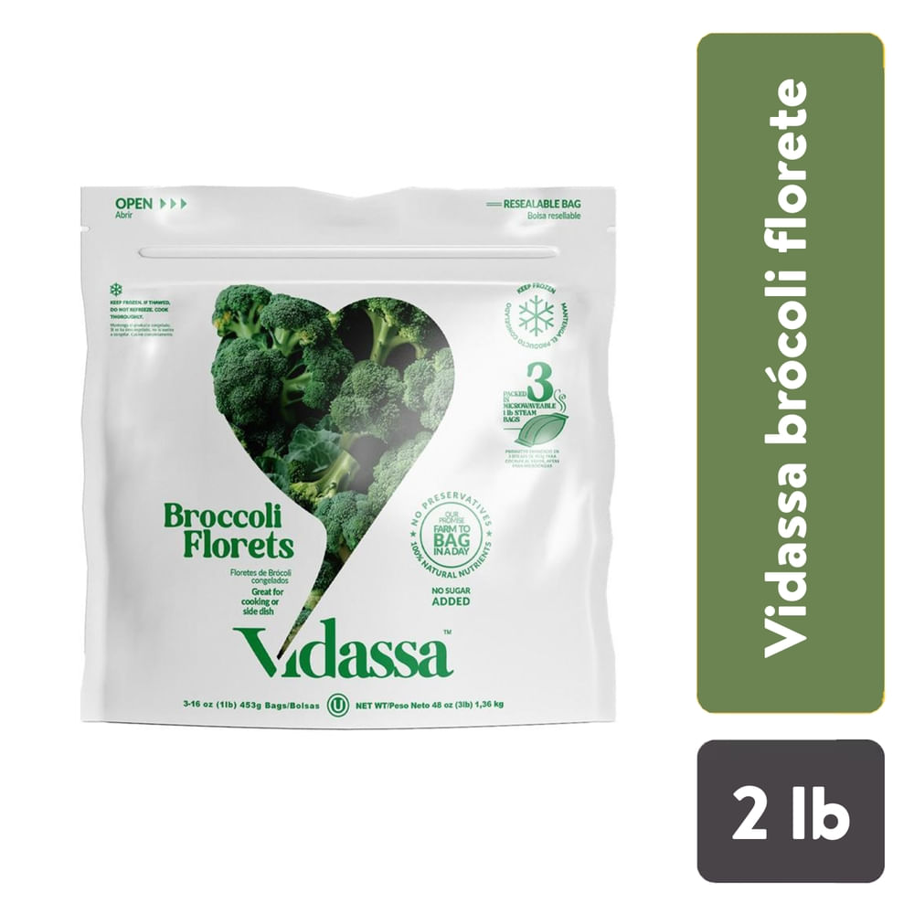 Vidassa Brocoli Floret 2lb