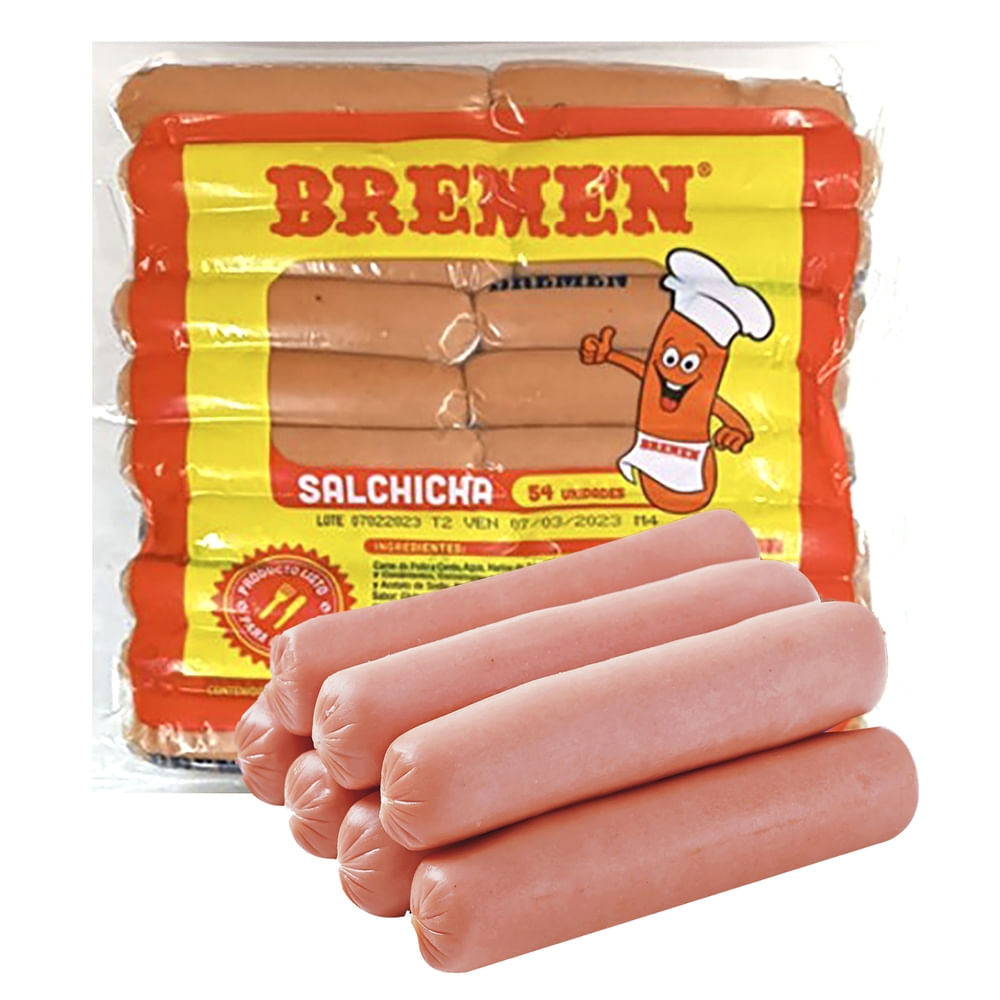 Bremen Salchicha 54 Unidades 2780g