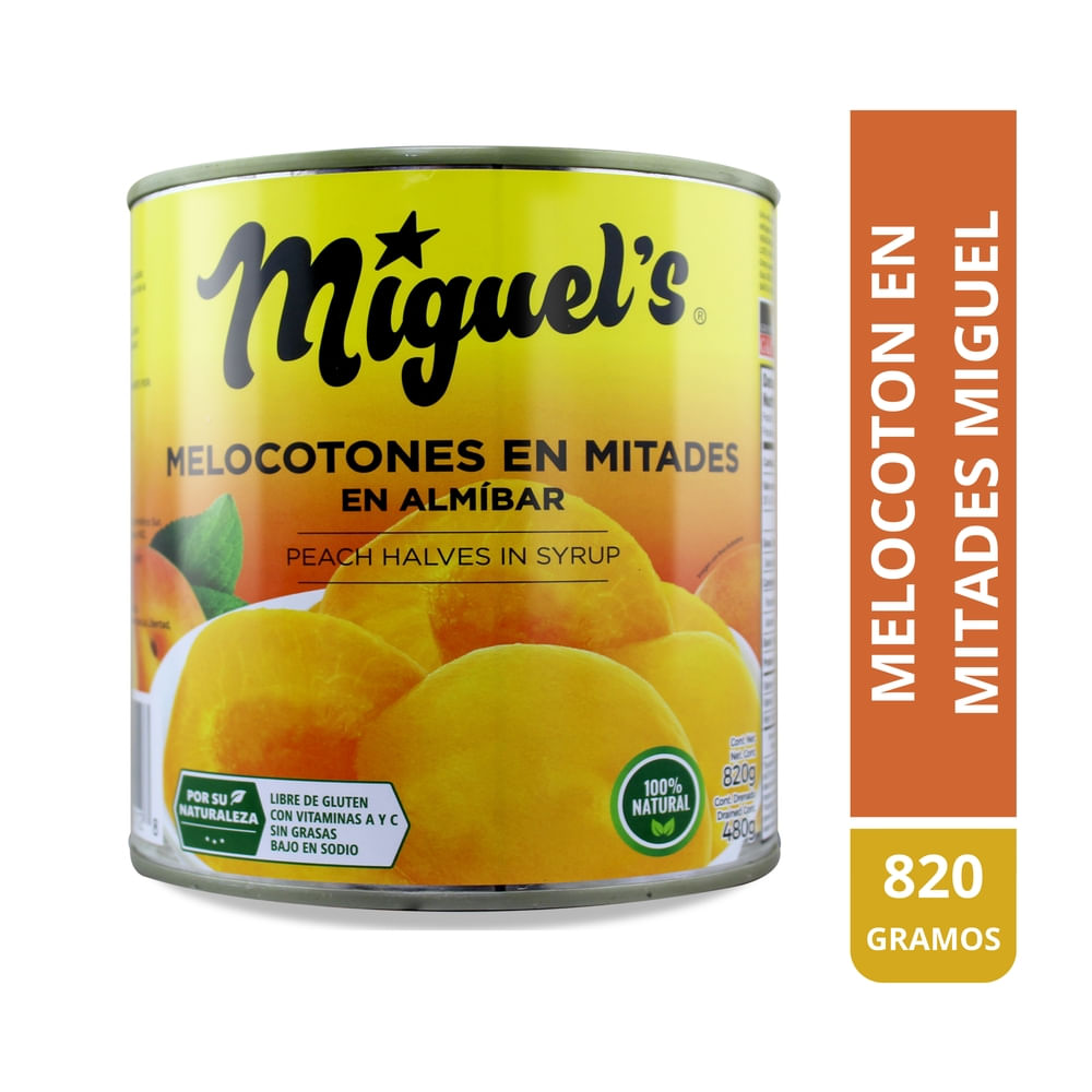 Melocotón Miguel's En Mitades - 820 g