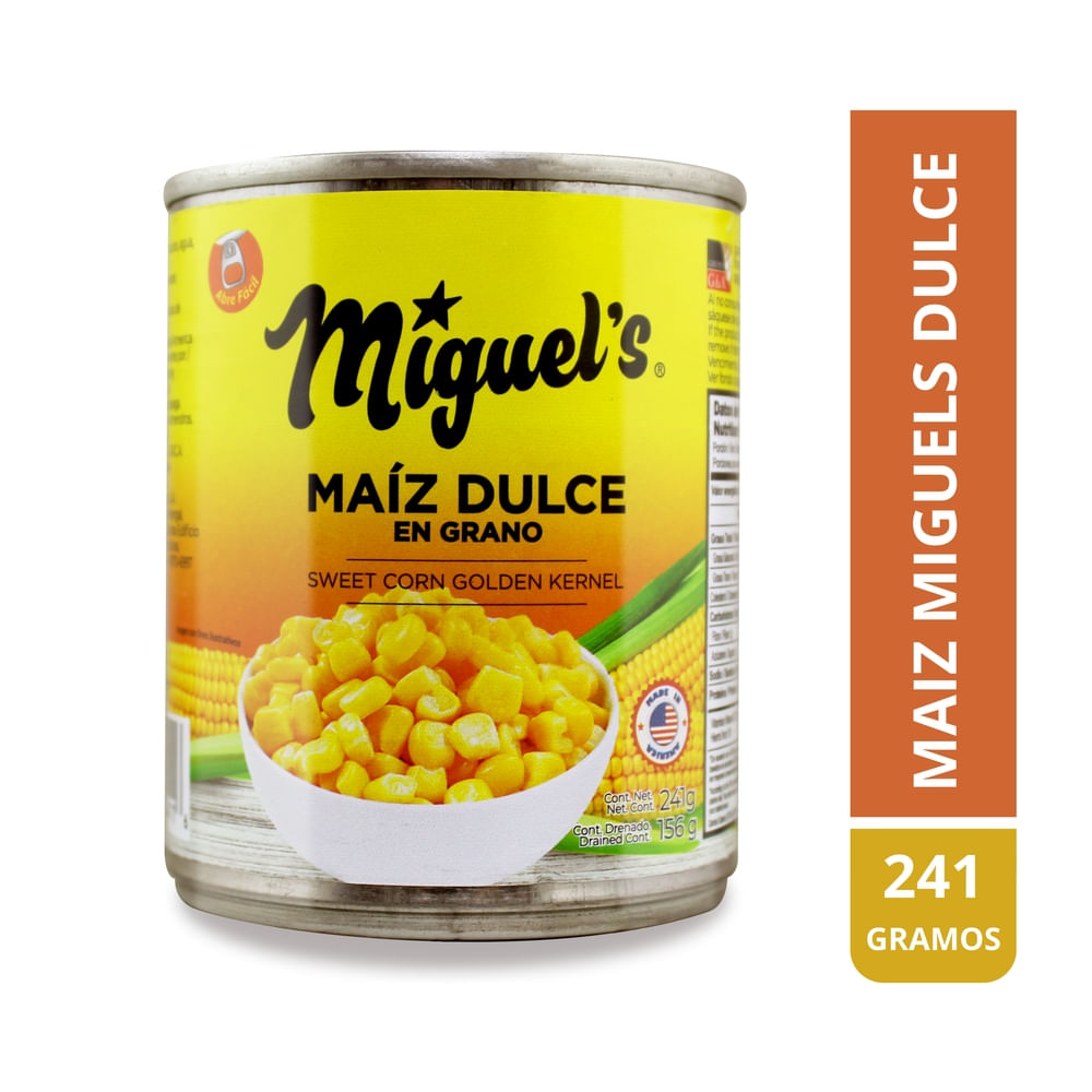 Maíz Dulce Grano Miguels