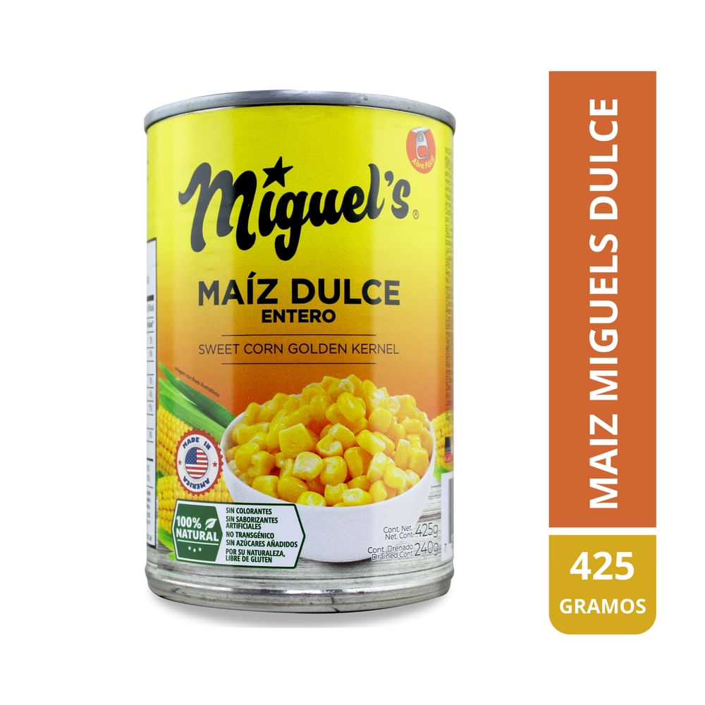 Maíz Dulce Grano Miguels