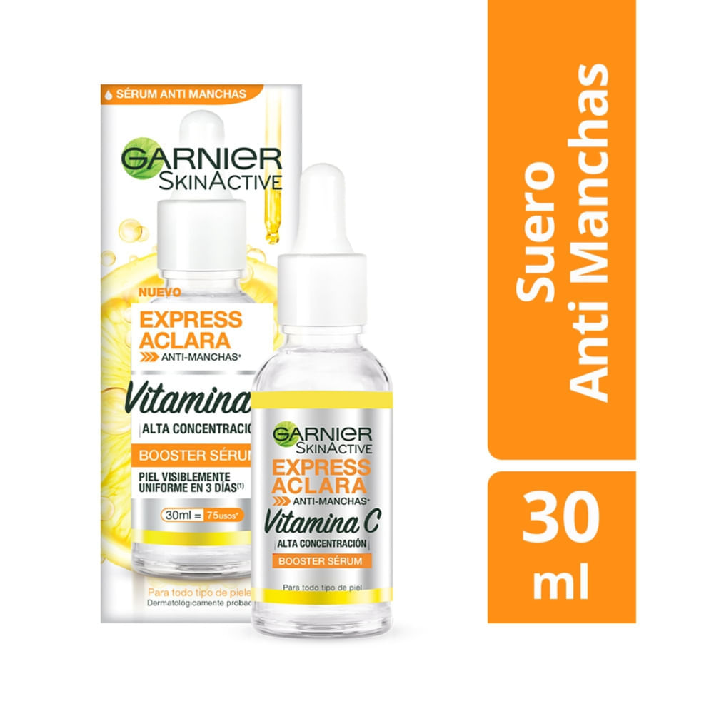 Sérum Antimanchas Garnier Express Aclara Vitamina C - 30 ml