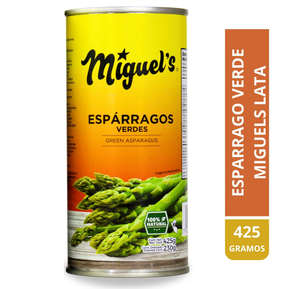 Espárragos Miguels Verde Lata - 425 g