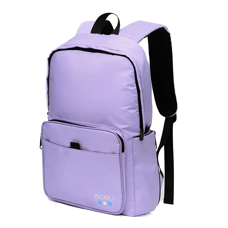 Mochila Molvu U5 color lavanda para laptop - 15.6"