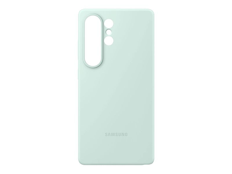 Funda Samsung galaxy S25 ultra de silicona color verde menta