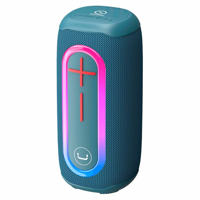 Bocina Unno Tekno SP9215BL bluetooth spin 20W azul