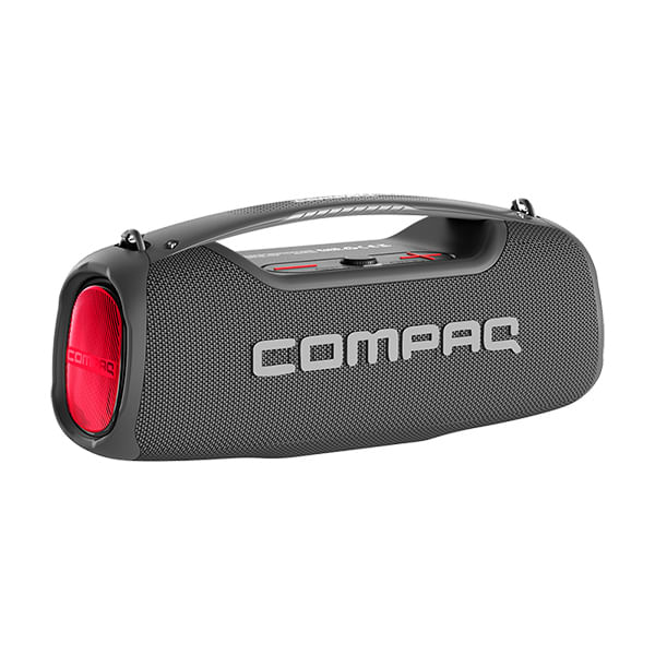 Bocina Compaq portátil resistente al agua modelo CMQ100 Bocina Portátil Compaq resistente…