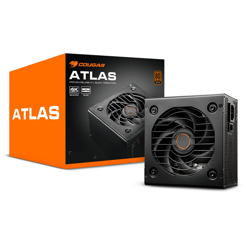 Fuente de poder 650w cougar atlas 80-plus bronze