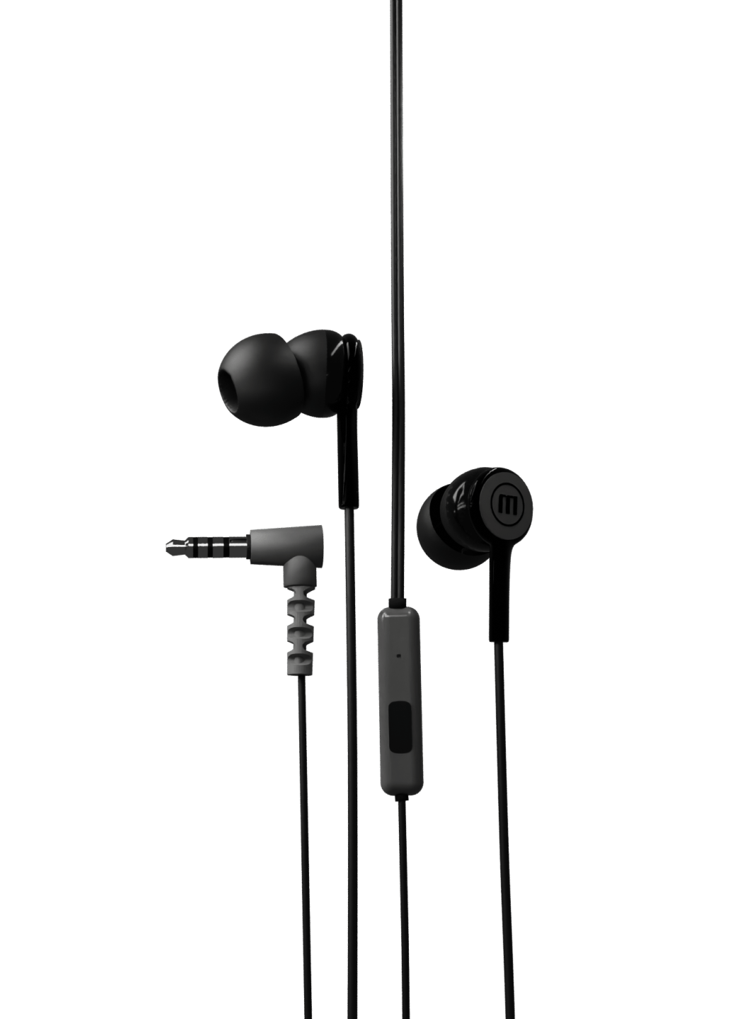 Audífonos Maxell IN-TIPS con micrófono in ear estéreo negro