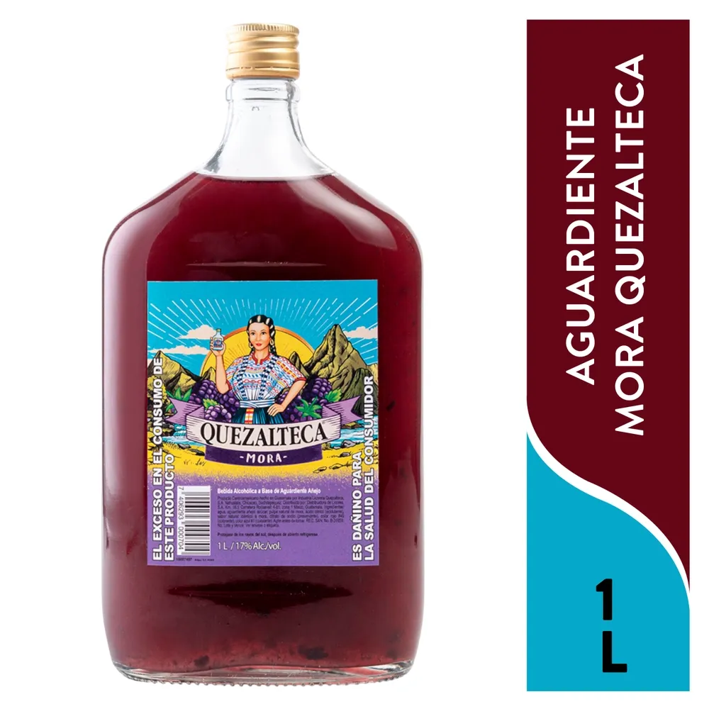 Aguardiente Quezalteca Mora - 1 L