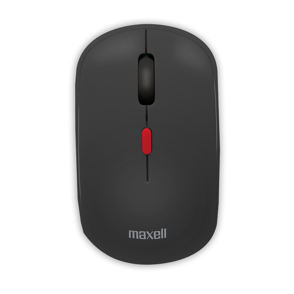 Mouse inalámbrico Maxell MOWL-100 2.4ghz color negro