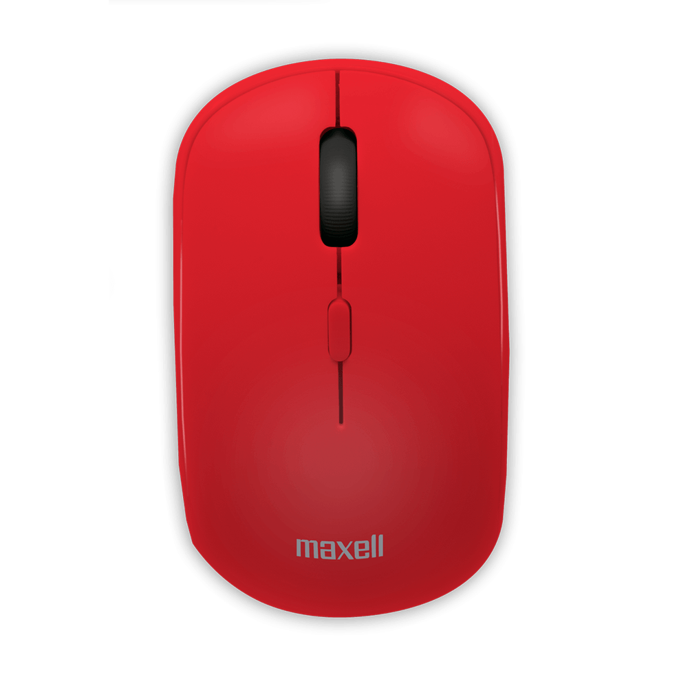 Mouse inalámbrico Maxell MOWL-100 2.4ghz color rojo