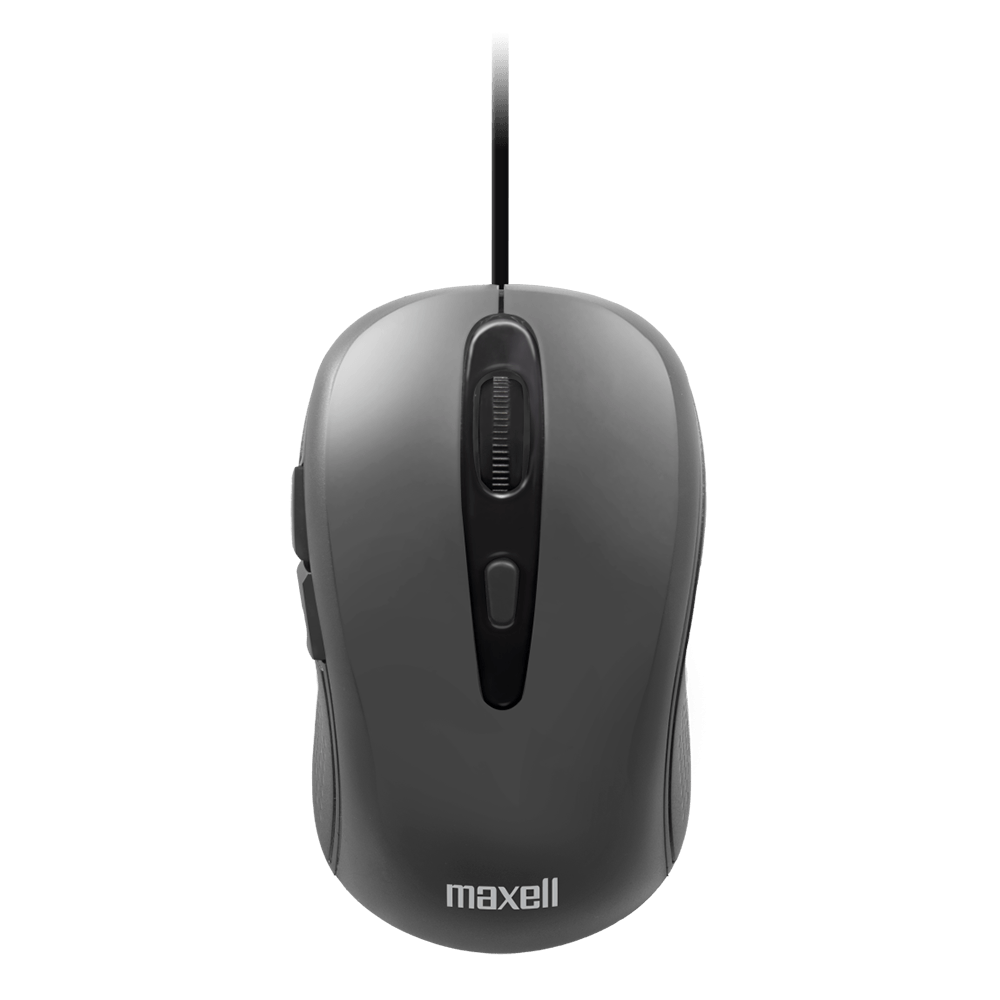 Mouse óptico Maxeell MOWR-105 de 5 botones color silver