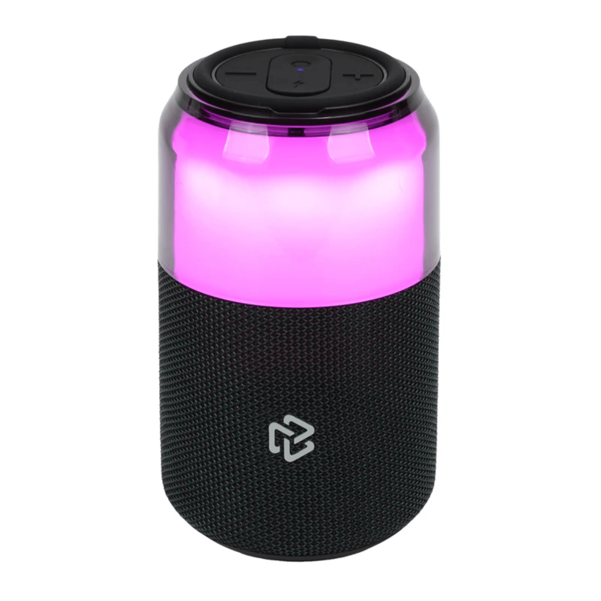 Bocina Stuffactory Bolt inalámbrica portátil con luz led negro