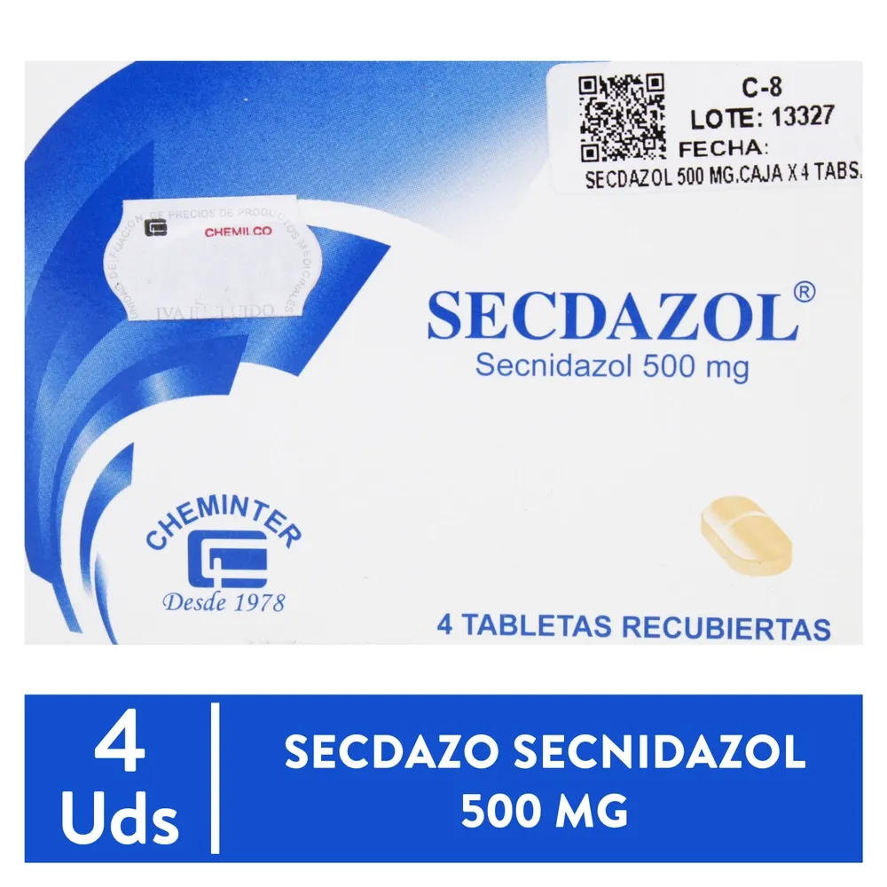 Secdazol 4 Tabletas Ea