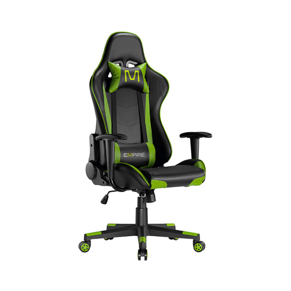 Silla Gaming Empire Lord negro con verde EM0137SGV