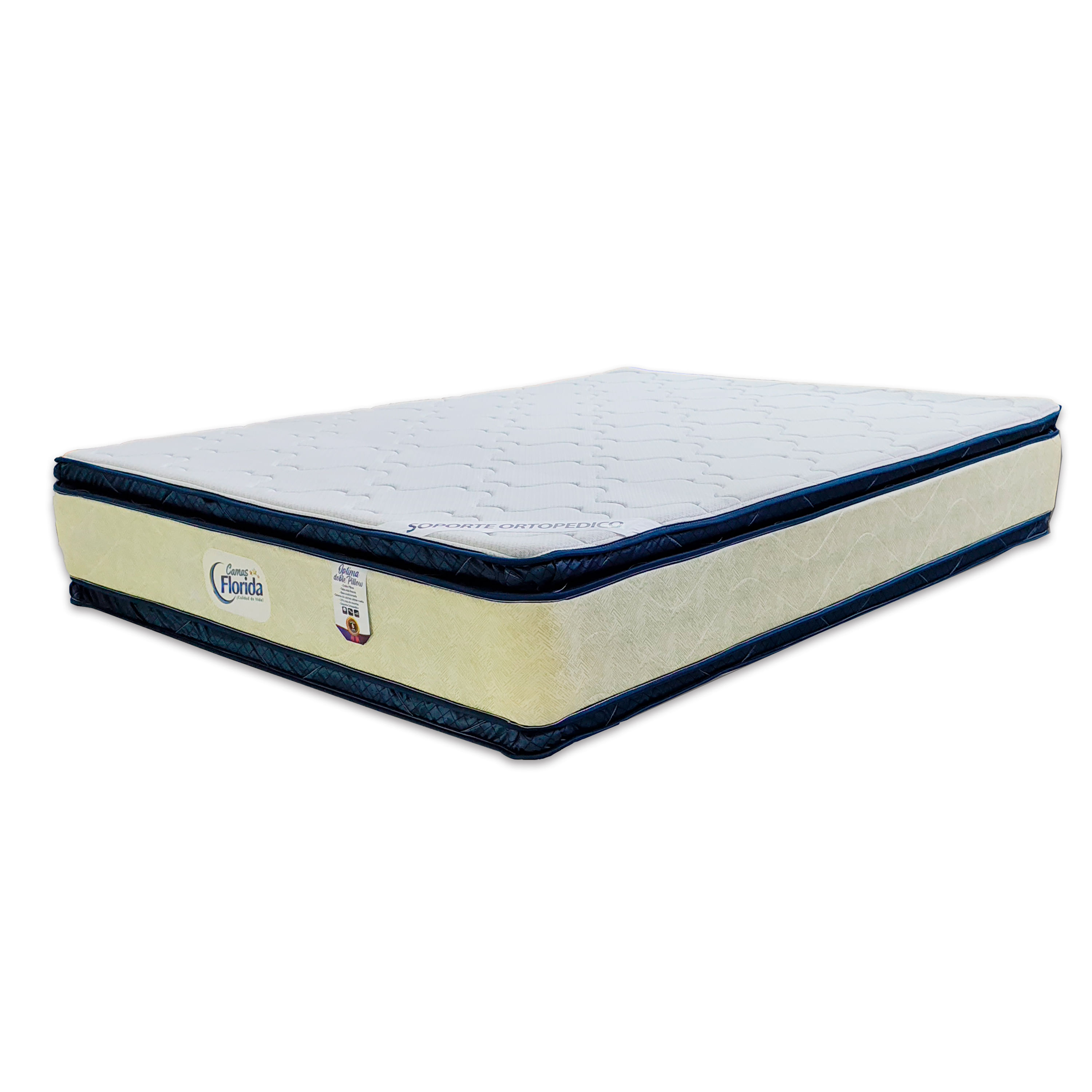 Colchón Cama Florida King Optima doble pillow