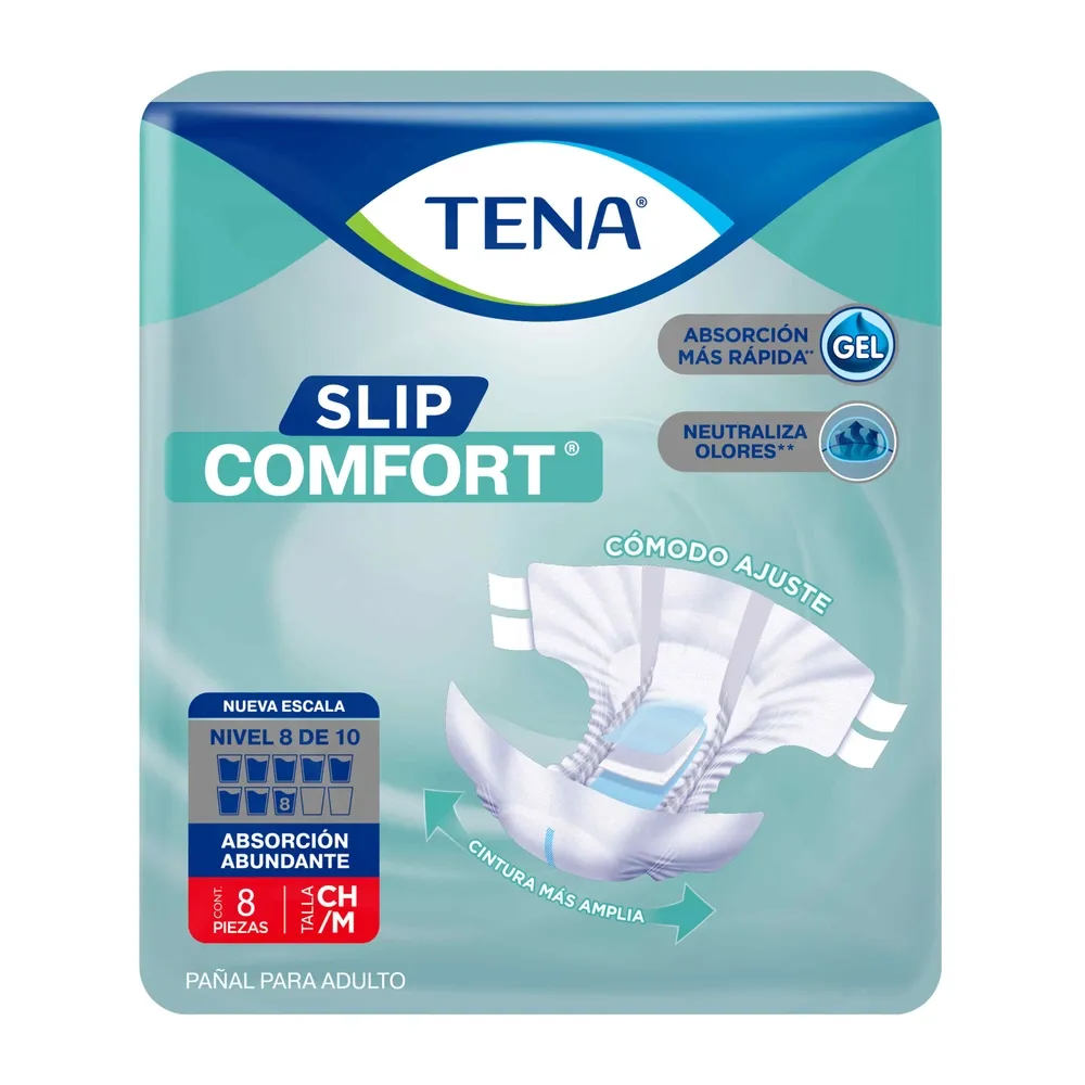 Pañal para adulto Tena Slip Comfort Talla M - 8 Uds
