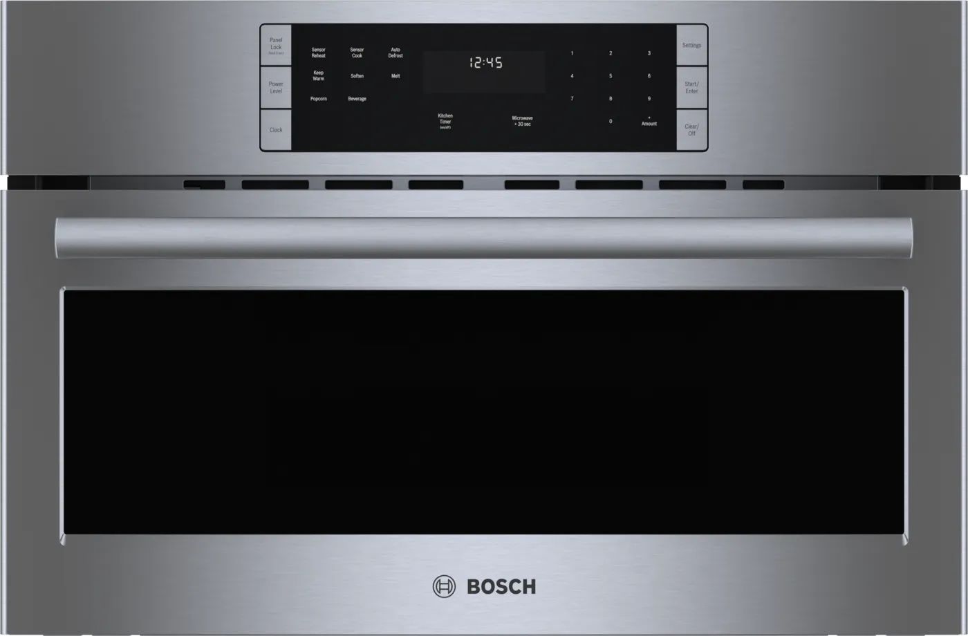Horno microondas Bosch empotrable serie 500 de 30'' de acero inoxidable