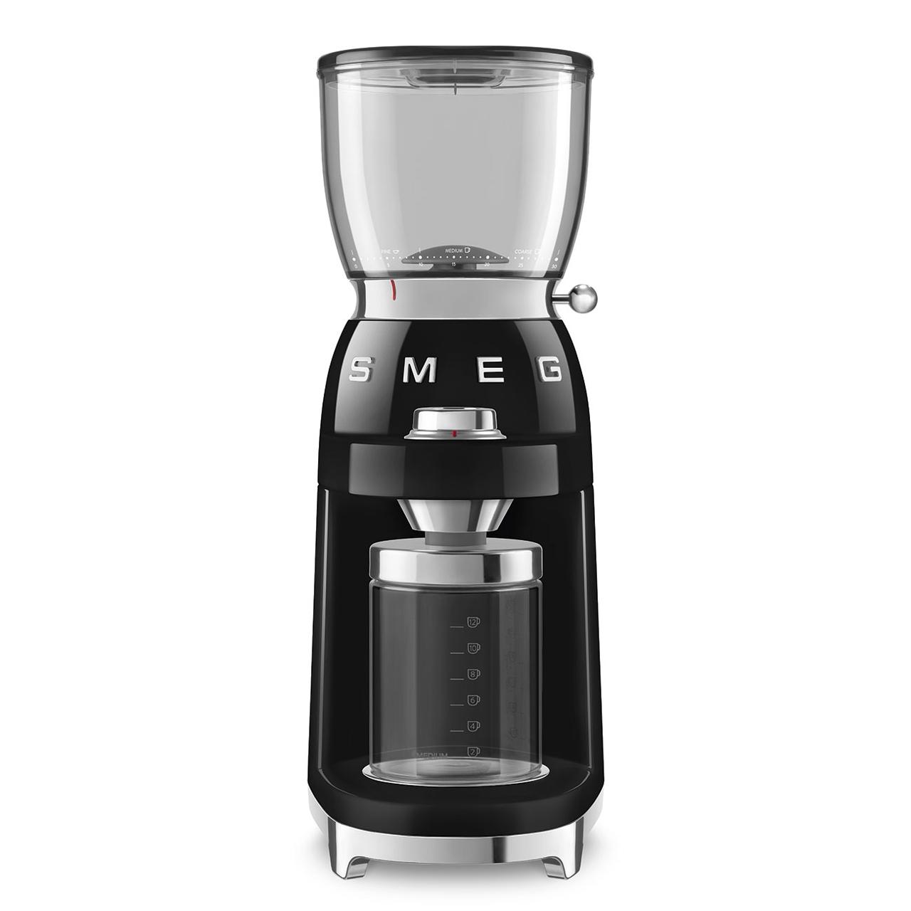 Molino de café Smeg color negro