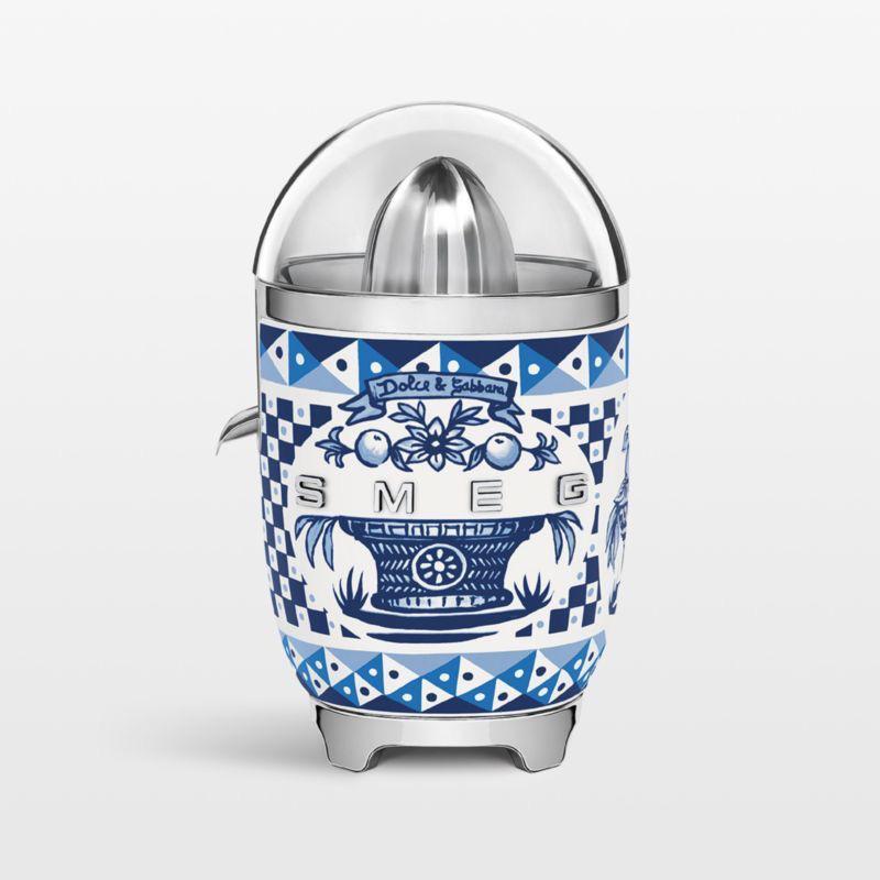 Exprimidor de cítricos Smeg retro D&G blue mediterráneo