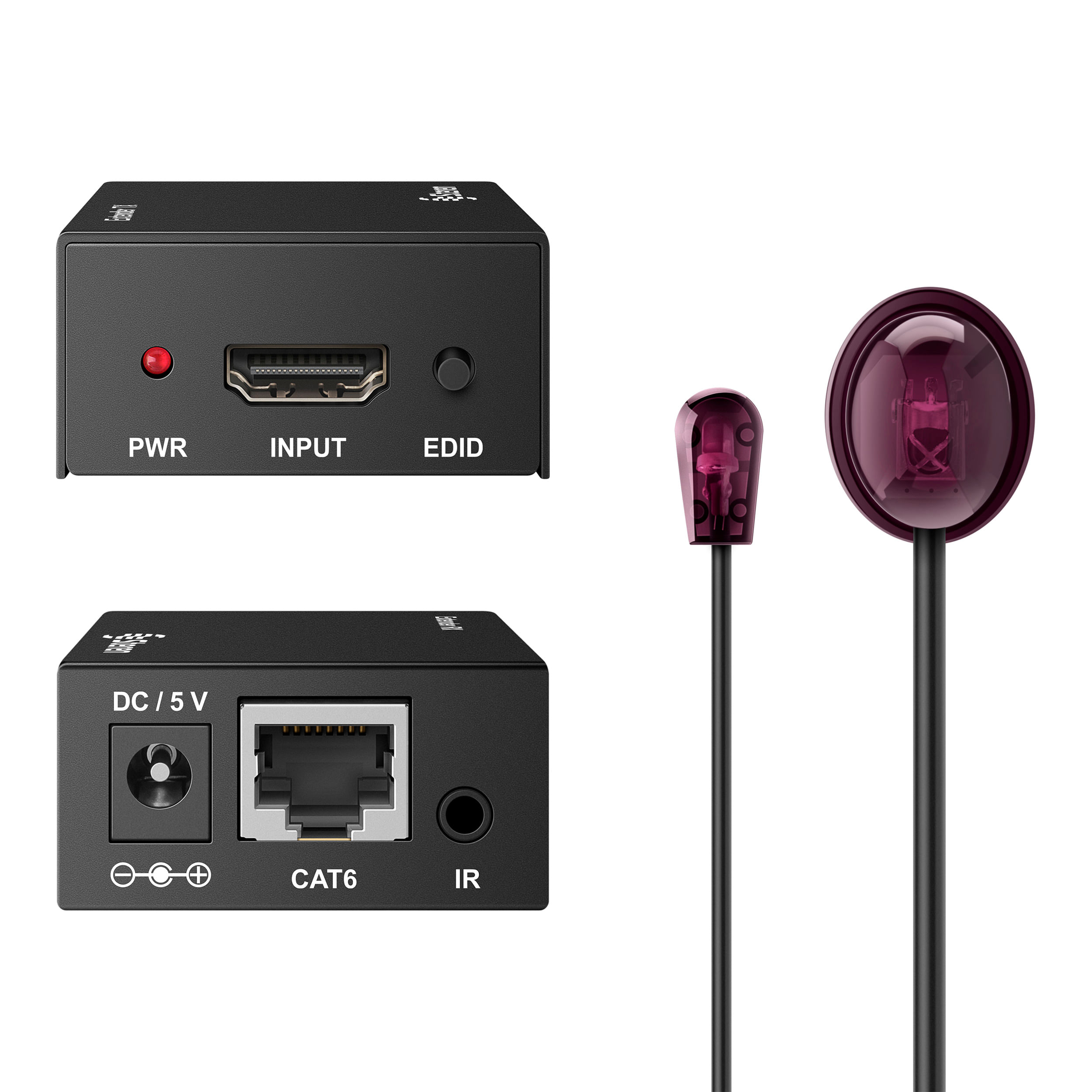 Extensor Steren HDMI Full HD y de control remoto por cable UTP, de 60 m 208-187