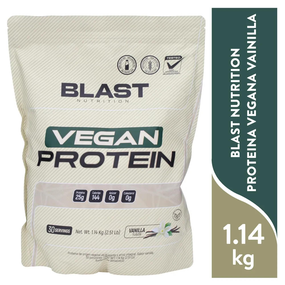 Proteina Vegana Blast Vainilla - 1.14kg