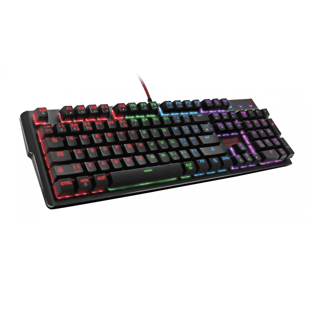 Teclado Maxell mecánico Gaming CA-MKB KBD con luces RGB