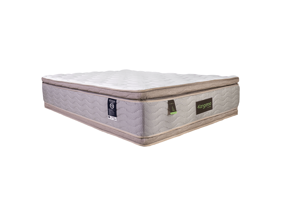 Colchón Kangaroo King Kolfirm Doble Pillow No incluye Base