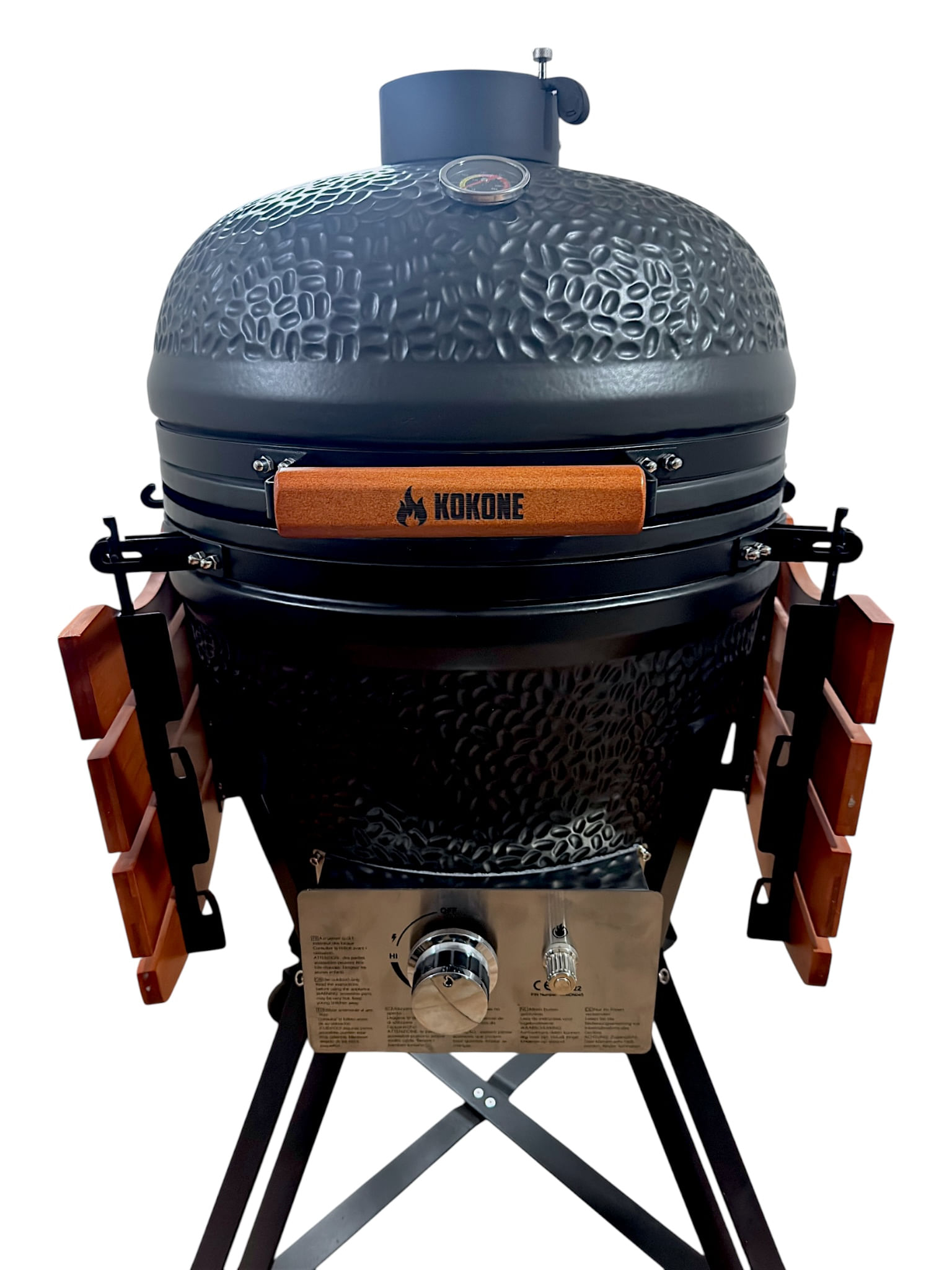 Parrilla Kokone Grilltipo Kamado 22 pulgadas gas y carbón