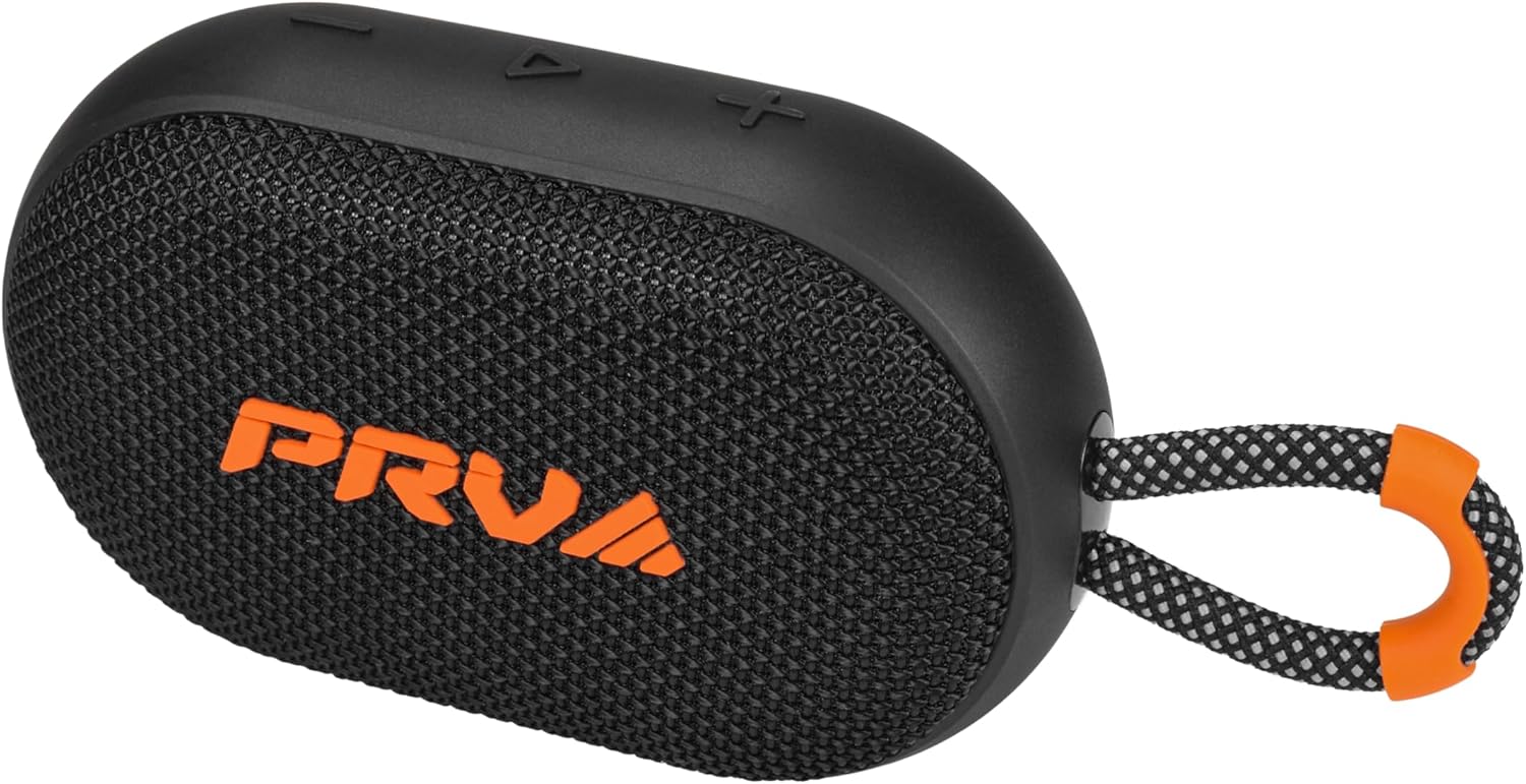 Mini Bocina portátil PRV con Bluetooth a prueba de agua IPX7 con clip PS15 CLIP