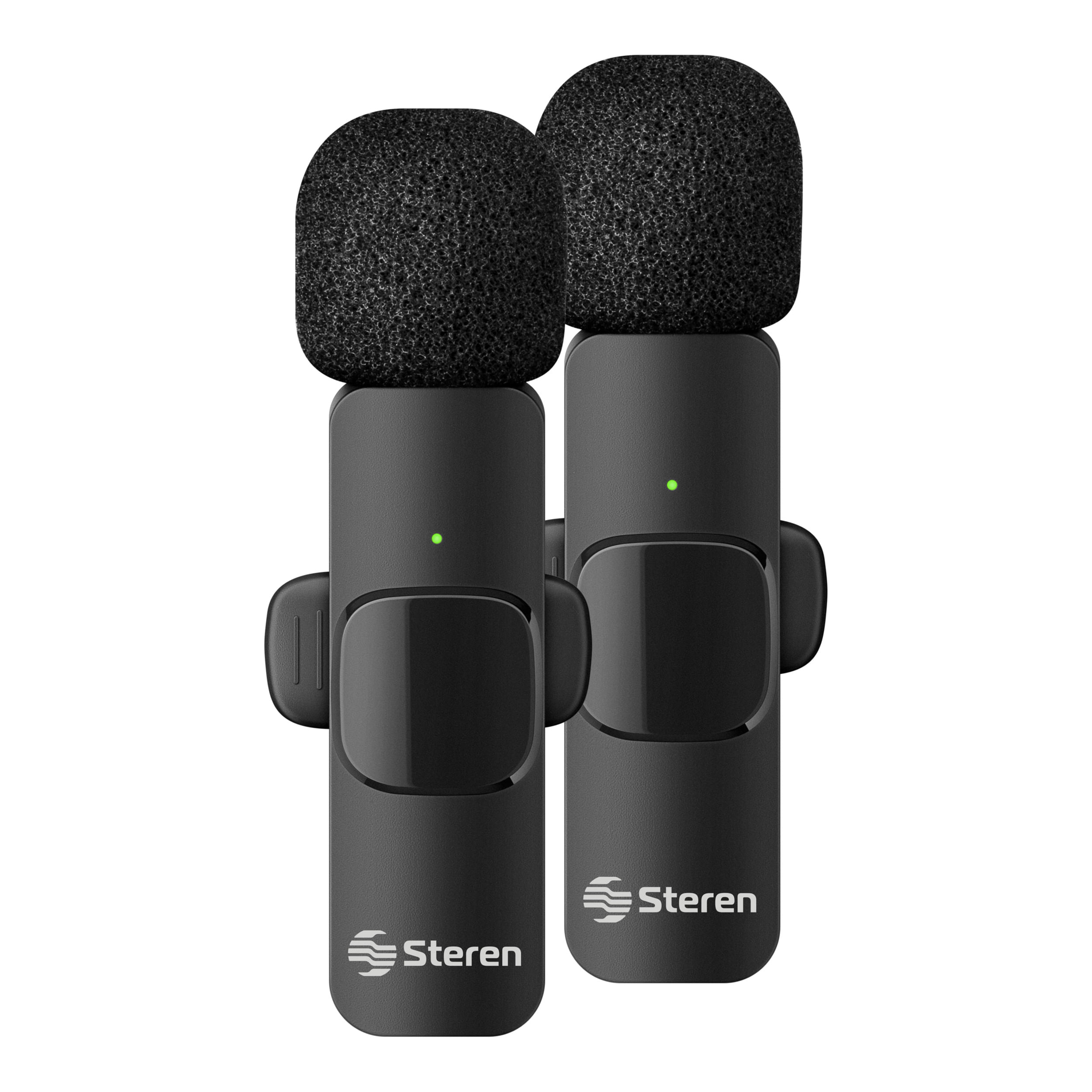 Micrófonos inalámbricos de solapa USB / USB C / Lightning, 20 m de alcance MIC-9010