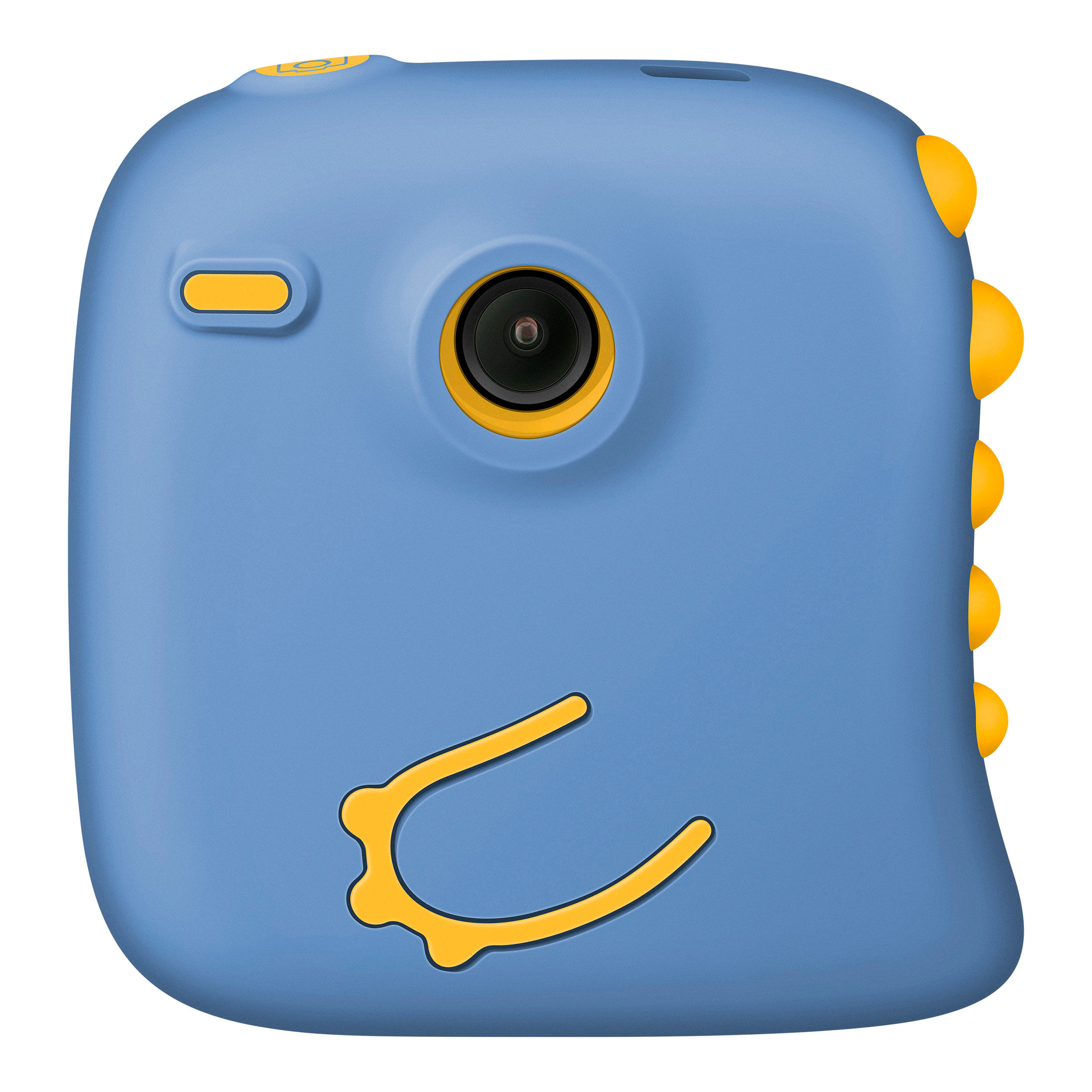 Cámara Steren digital instantánea con batería recargable y cubierta de silicón azul CAM-PR…