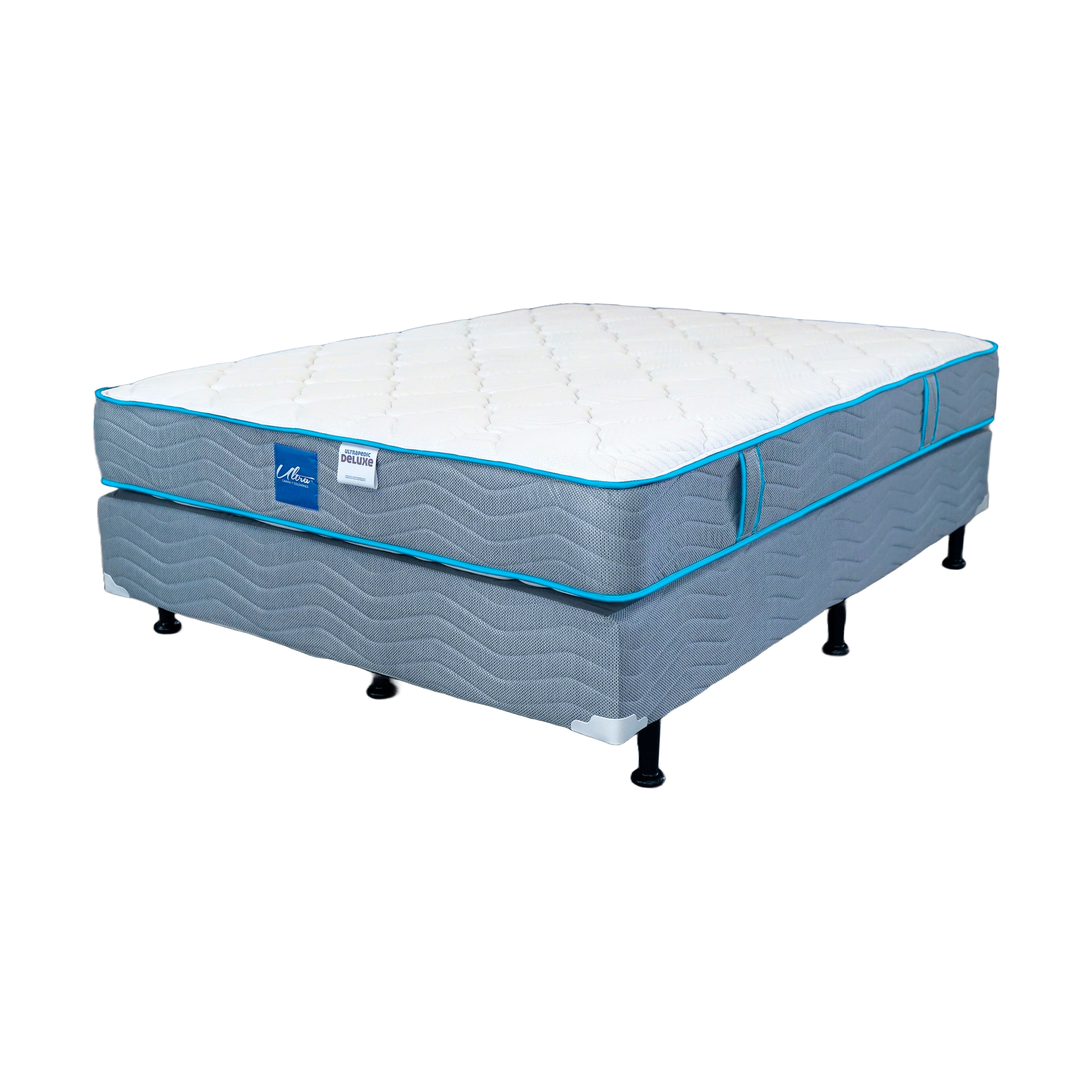 Cama Ultra modelo Ultrapedic Deluxe tamaño Matrimonial sistema ortopédico