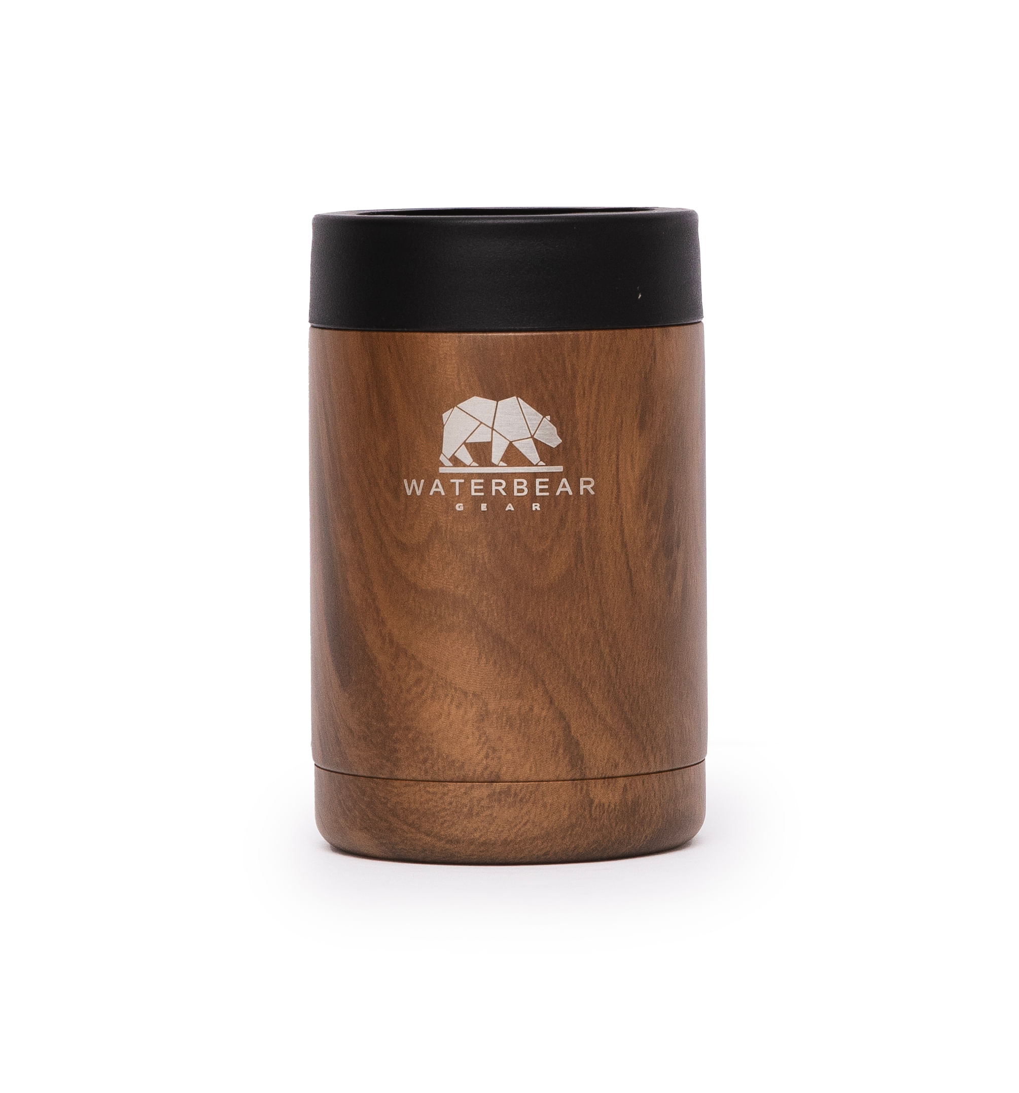 Porta latas Waterbear 12oz wood