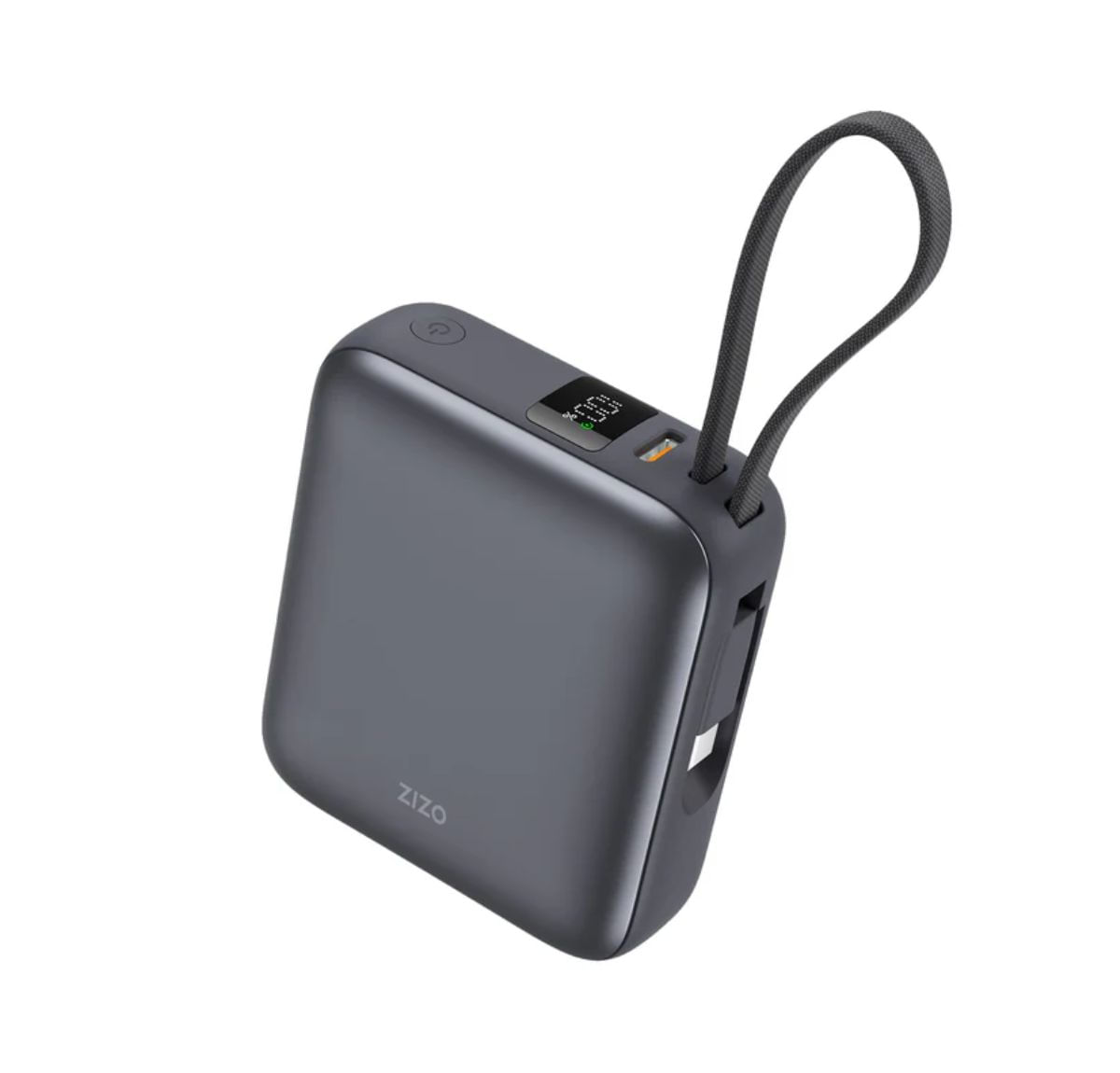 PowerBank Zizo con cable tipo C 35W gris