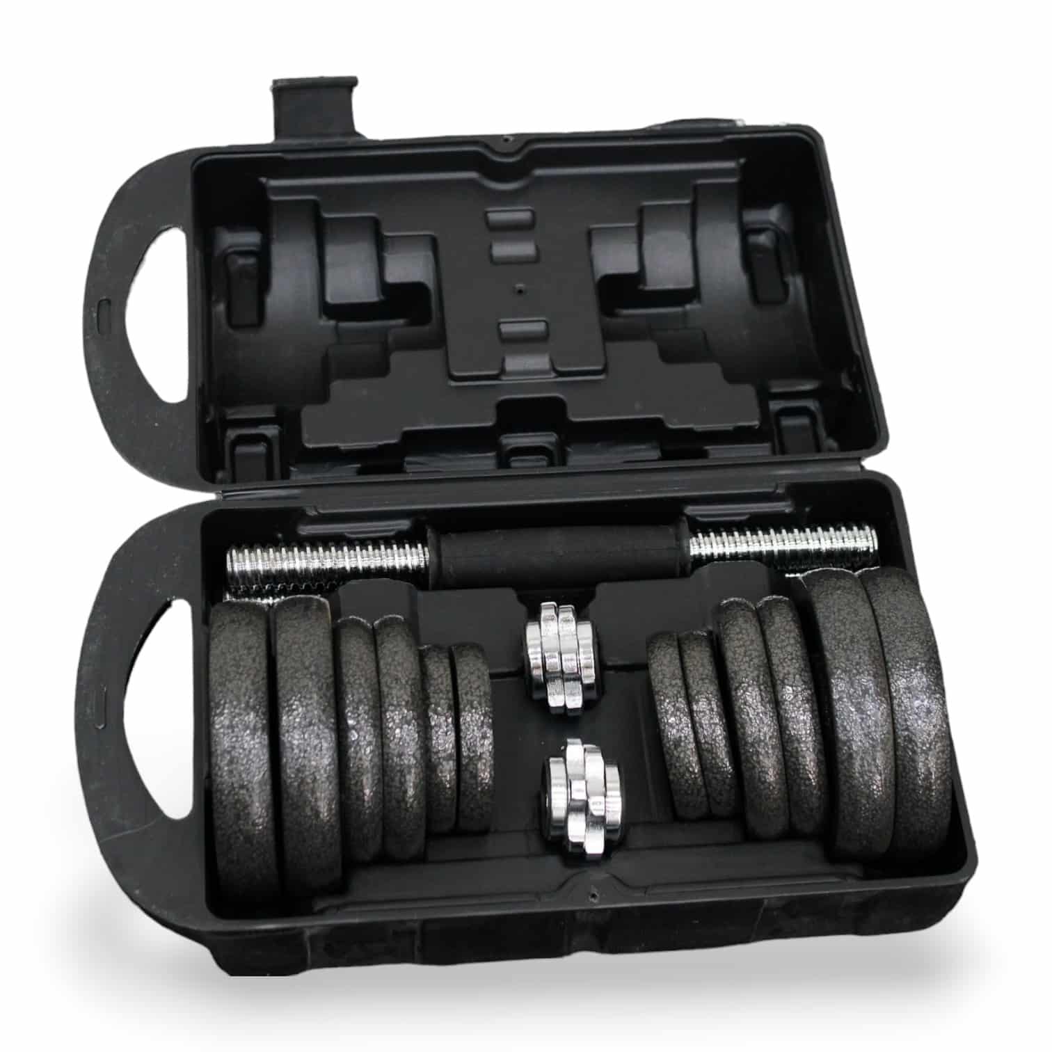 Set de barras y discos Gym de hierro de 20kg modelo 28765-13