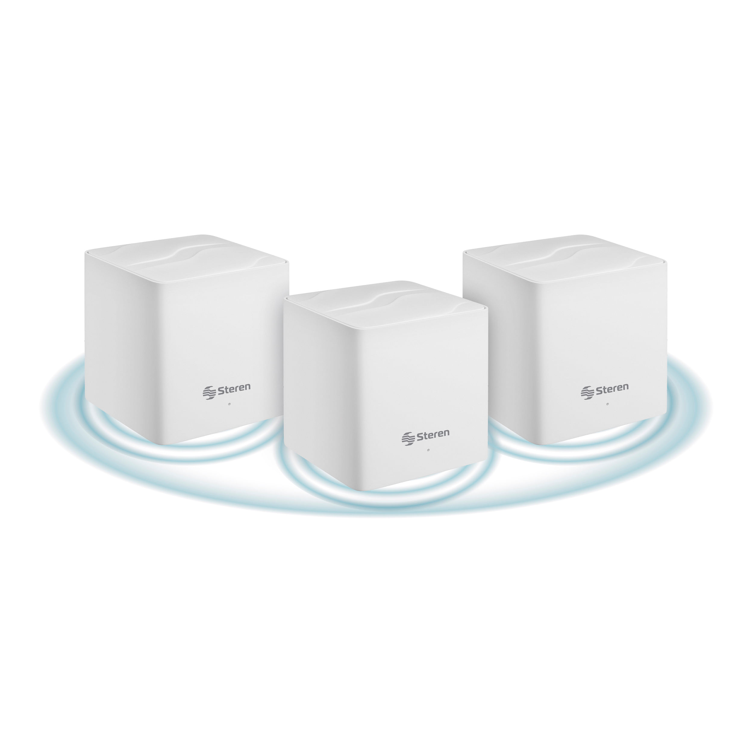 Sistema Smart Wi-Fi Steren 6 MESH triple AX1500 2,4 GHz y 5 GHz hasta 30 m de alcance por…