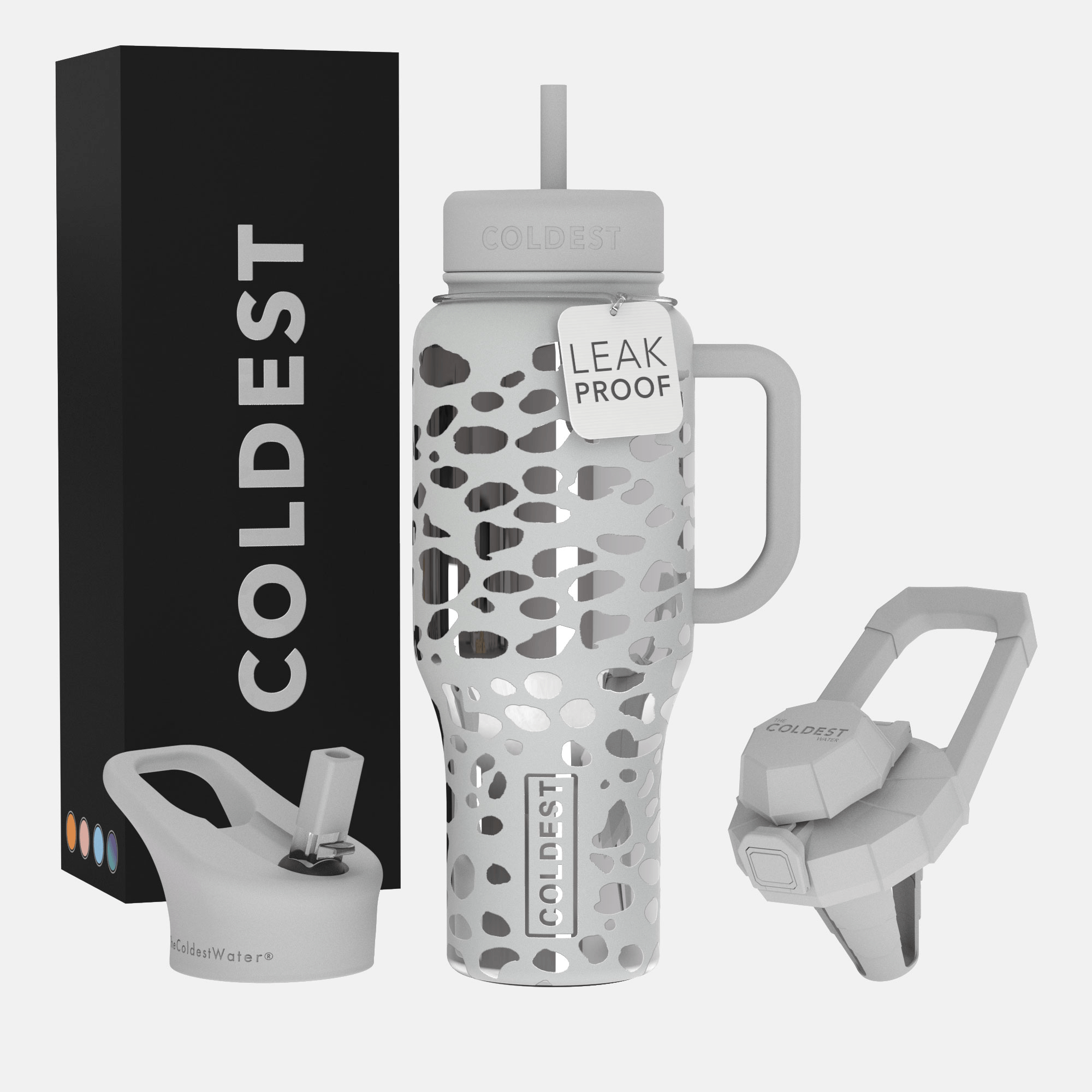 Pachón Coldest Hand Bottle Silver Leopard 36 oz