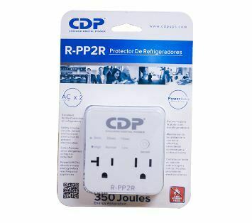 Supresor para refrigerador CDP R-PP2R 1800 W 2 salidas estación de poder ultra compacta 12…