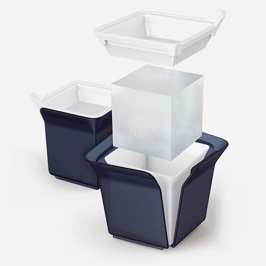 Set de 2 Moldes de Silicona Zoku para Cubos de Hielo