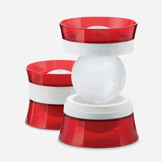 Set de 2 Moldes de Silicona Zoku para Esferas de Hielo