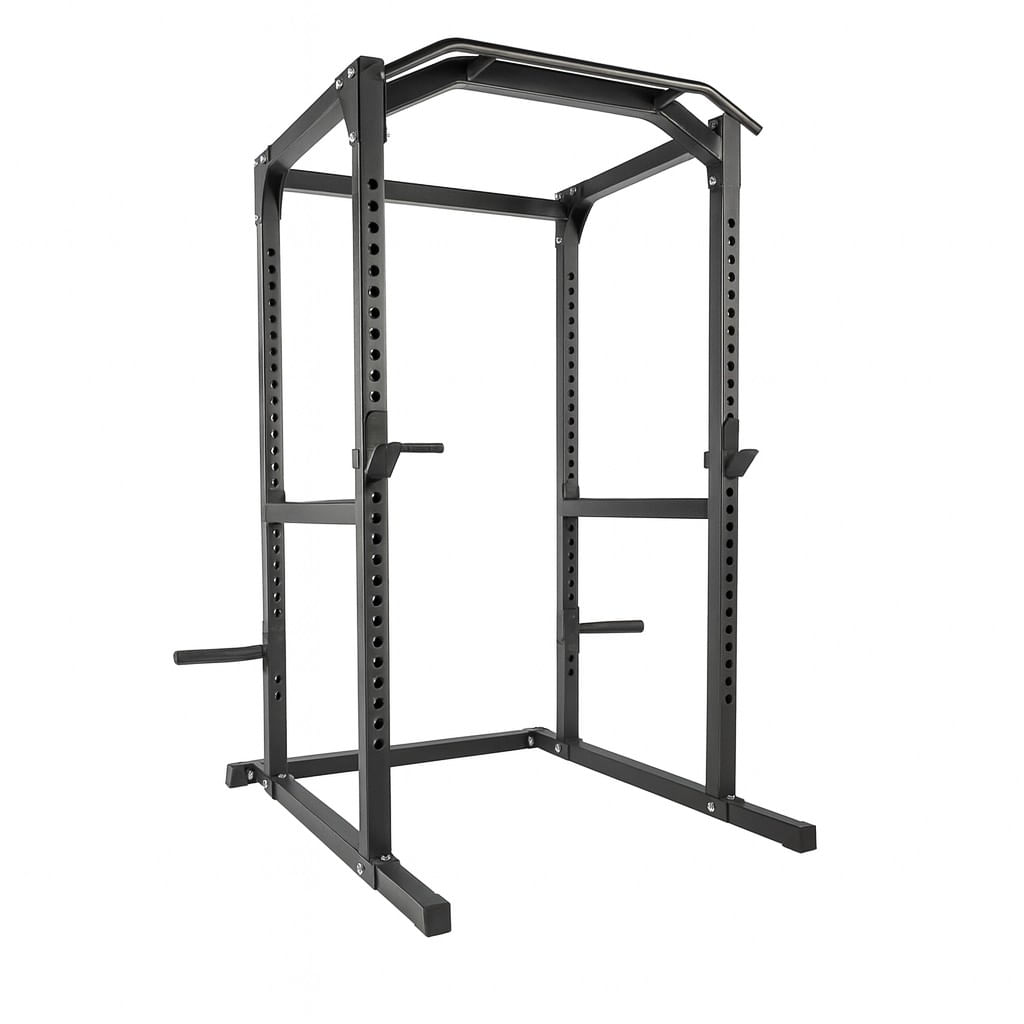 Jaula de Potencia SportFit 2 en 1 Power Rack con Área para Dominadas y Entrenamiento de Fu…