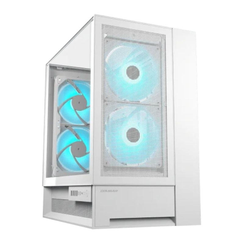 Case gaming Cougar OmnyX White media torre ATX blanco sin fuente