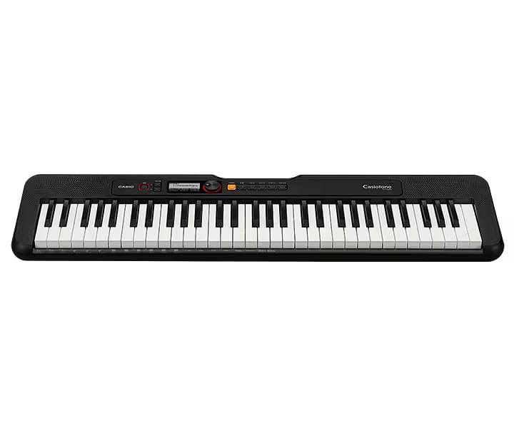 Teclado Casio Casiotone CT‑S200BKC2 de 61 Teclas Portátil con Conectividad USB‑MIDI Negro
