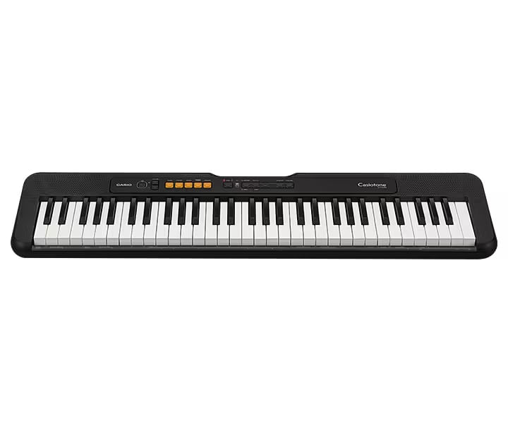 Teclado Casio Casiotone CT‑S100 de 61 Teclas Portátil con 122 Tonos y Conectividad USB