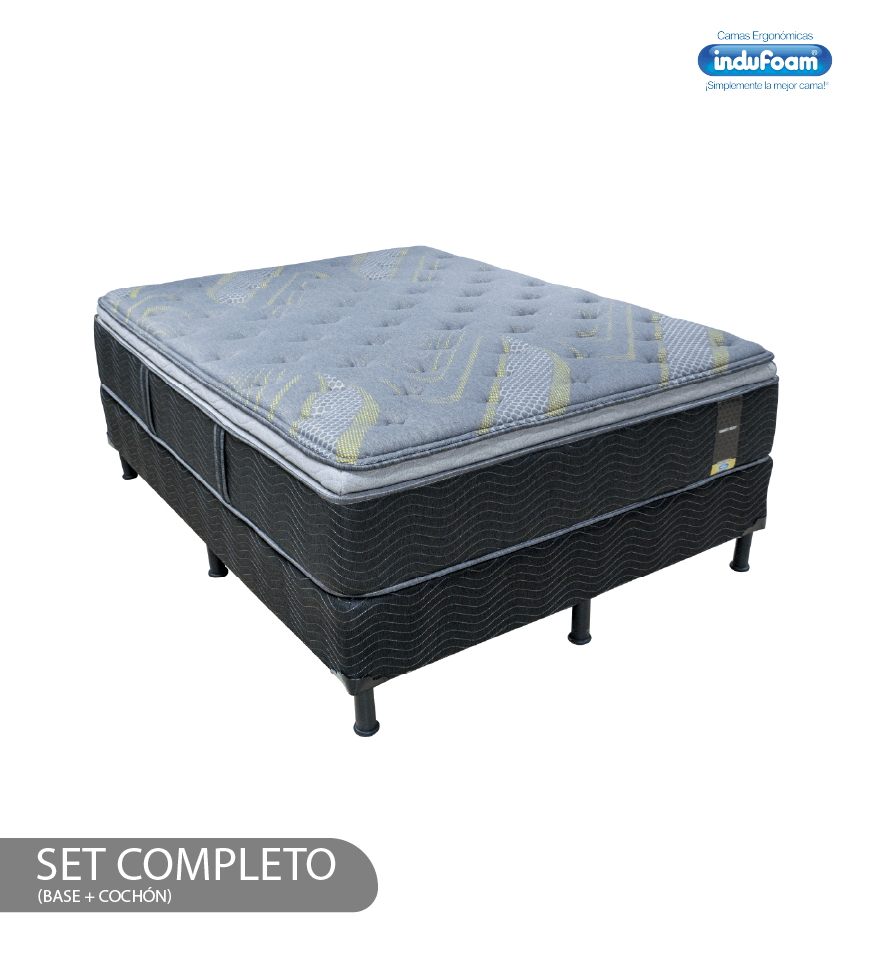Set de cama indufoam smart rest (colchón + base) Set de cama indufoam smart rest tamaño ma…