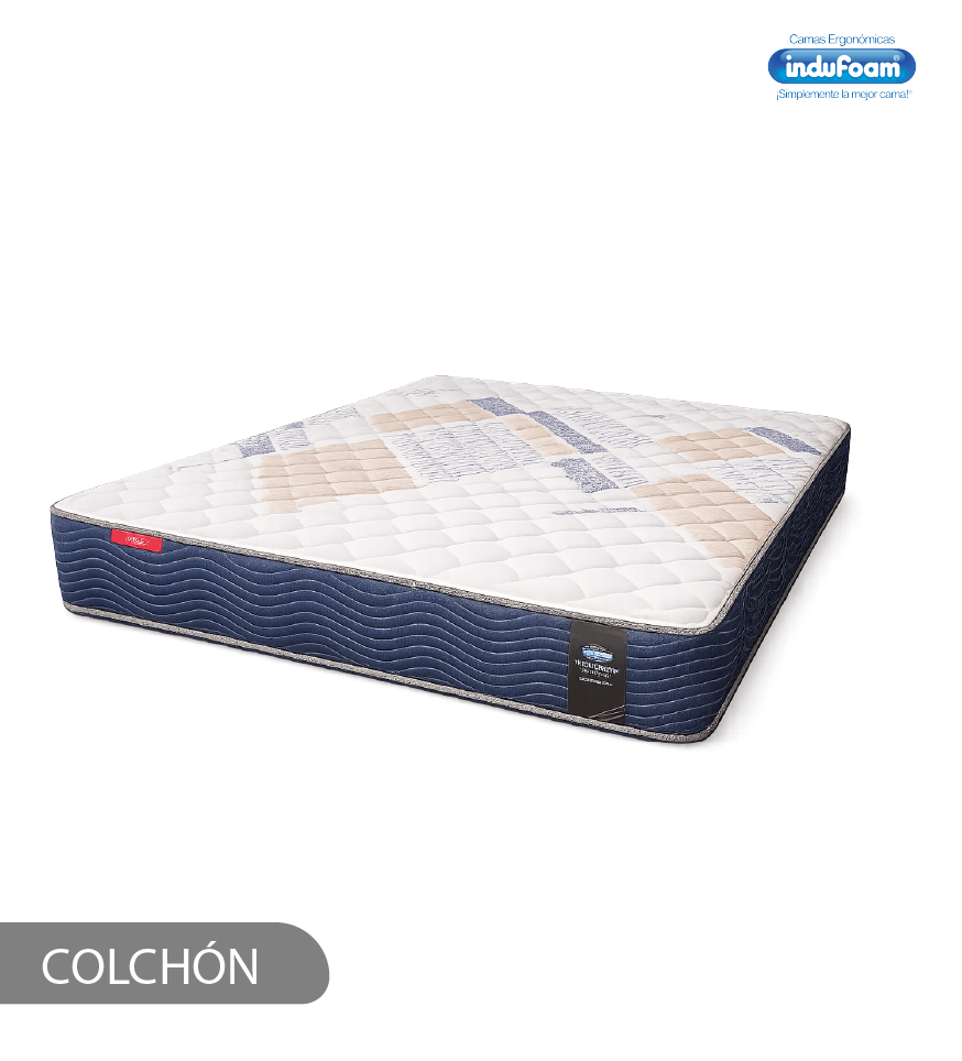 Colchón indufoam triple crown tamaño semi matrimonial
