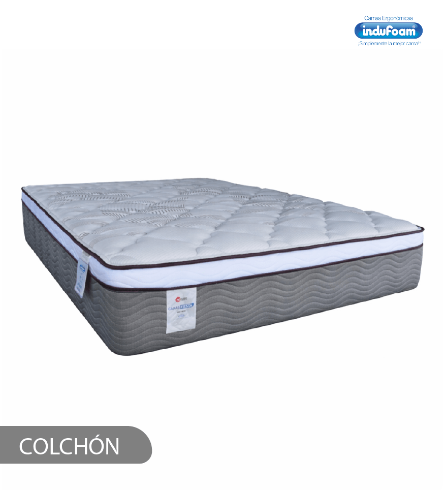 Colchón indufoam fiesta super confort tamaño matrimonial