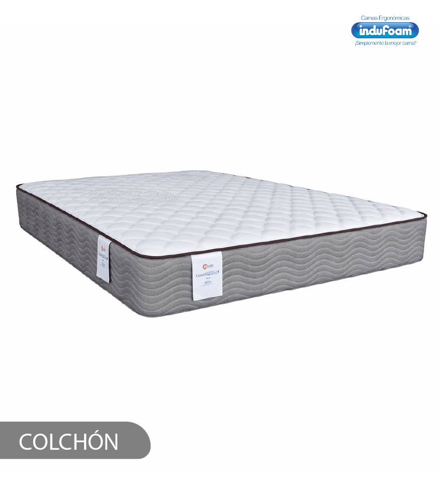 Colchón indufoam fiesta ortho confort tamaño queen